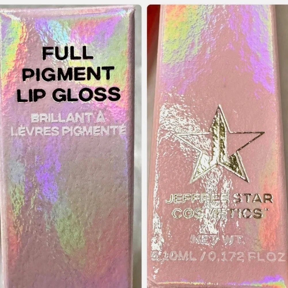 NIB Jeffree Star Supreme Full Pigment Lip Gloss Please Forgive Me Full Sz 5.10ml